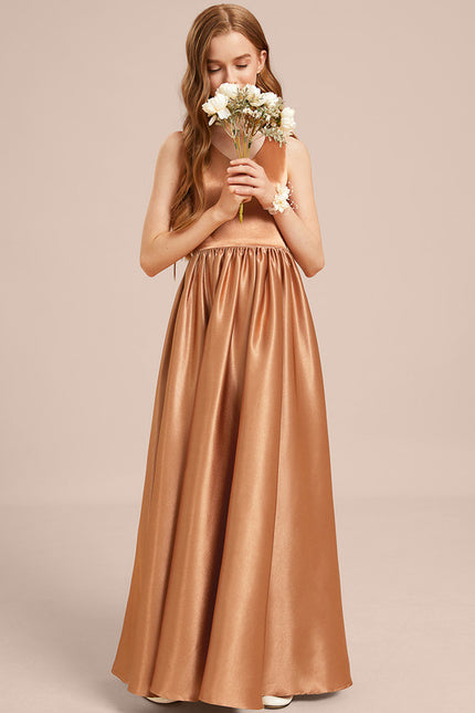 Robe Ceremonie Fille Beige - gallery 4