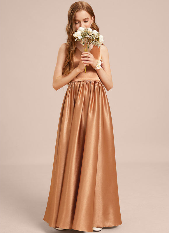 Robe Ceremonie Fille Beige - gallery 4
