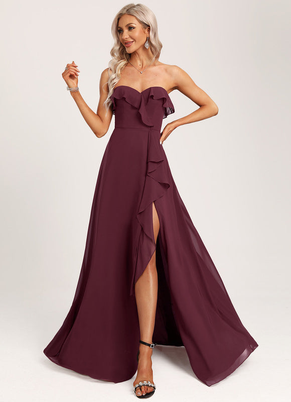 Robe Cérémonie Violet Flottant - gallery 5