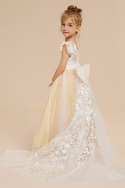 Robe Cérémonie Florale Élégante - gallery 8