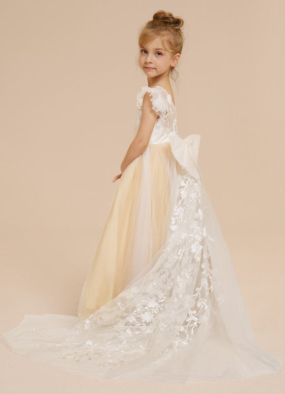 Robe Cérémonie Florale Élégante - gallery 8