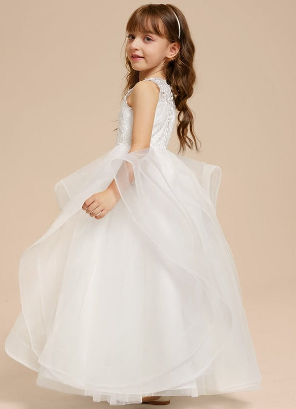 Robe Cérémonie Tulle Ivoire - gallery 8