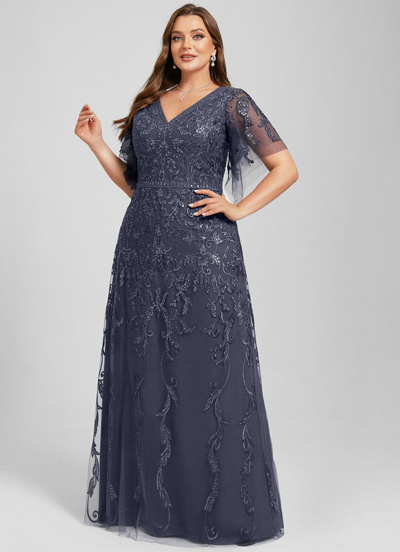 Robe Cérémonie Longue Tulle Ornée - gallery 9