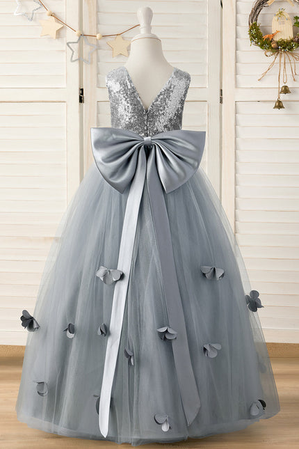 Robe Cérémonie Étoile Argentée