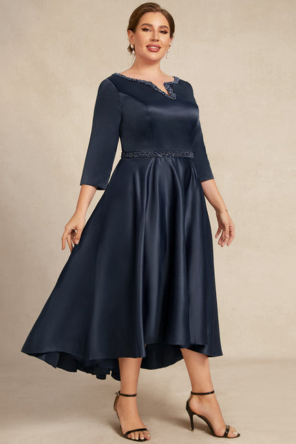 Robe Cérémonie Nuit Étoilée Satinée - gallery 5