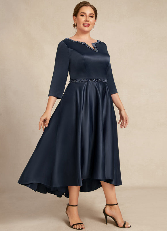 Robe Cérémonie Nuit Étoilée Satinée - gallery 5