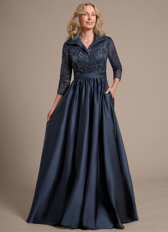 Robe Ceremonie Bleu Nuit - gallery 4