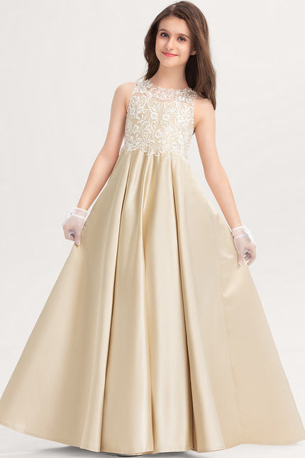 Robe Ceremonie Fille Dorée - gallery 1