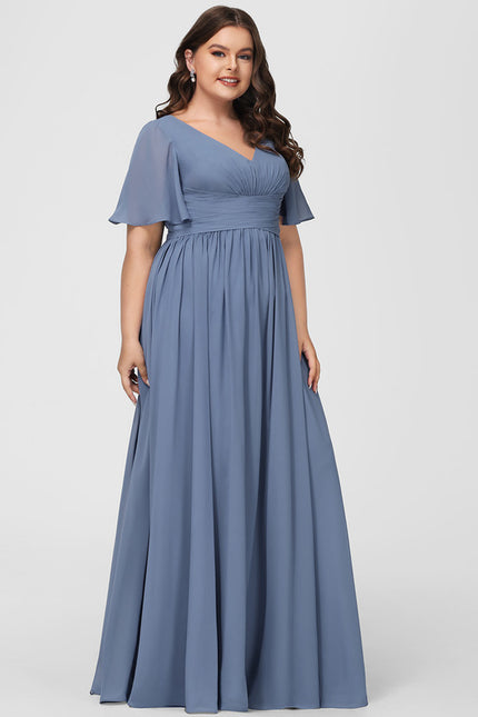 Robe Cérémonie Longue Volants Rose - gallery 6