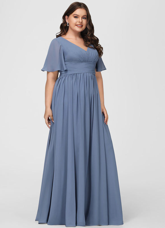 Robe Cérémonie Longue Volants Rose - gallery 6