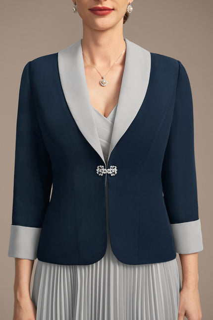 Robe Cérémonie Plissée Élégante - gallery 4