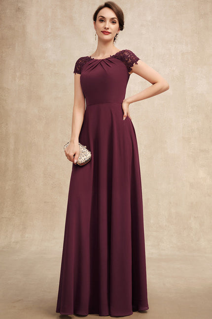 Robe Cérémonie Élégance Pourpre Envoûtante