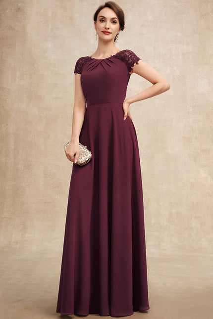 Robe Cérémonie Élégance Pourpre Envoûtante