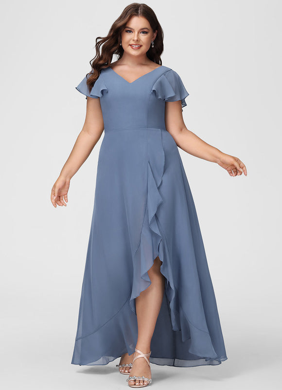Robe Cérémonie Fluide Marine Élégante - gallery 7