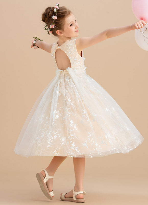 Robe Cérémonie Fleurie Étoilée - gallery 2