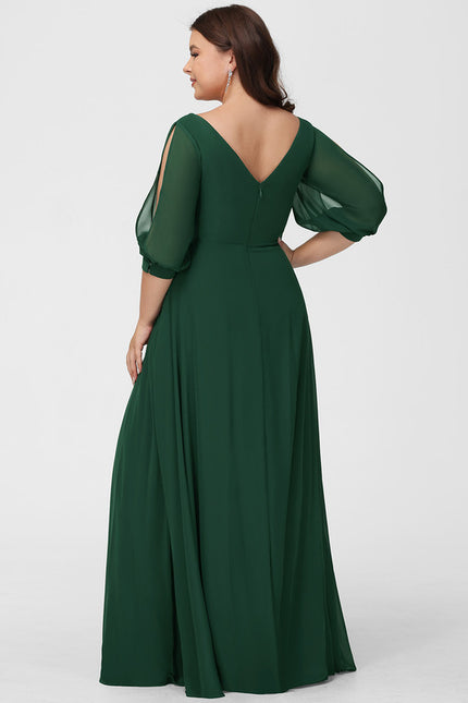 Robe Cérémonie Longue Volants Rose - gallery 9