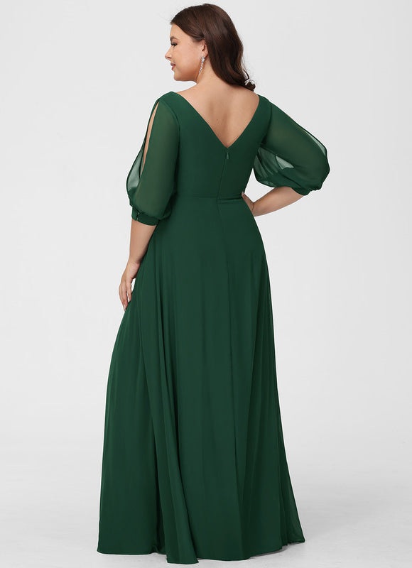 Robe Cérémonie Longue Volants Rose - gallery 9