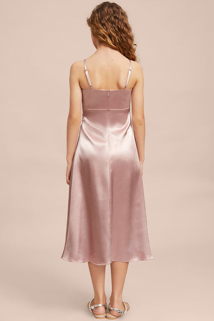 Robe Cérémonie Satinée Junior - gallery 7