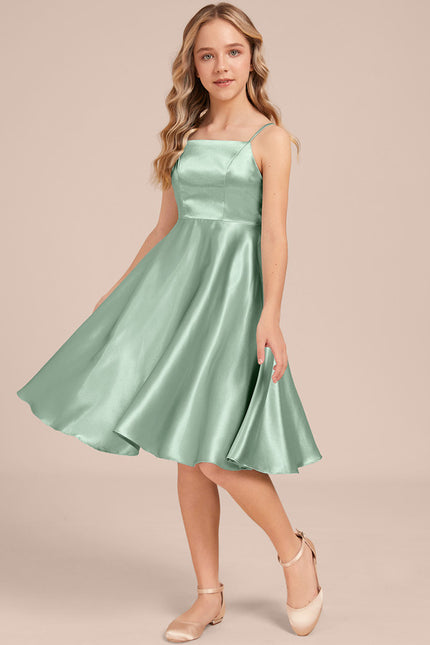 Robe Ceremonie Courte Satin - gallery 1