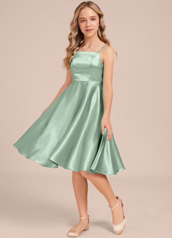 Robe Ceremonie Courte Satin - gallery 1