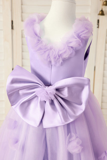 Robe Cérémonie Lavande Éclatante - gallery 1