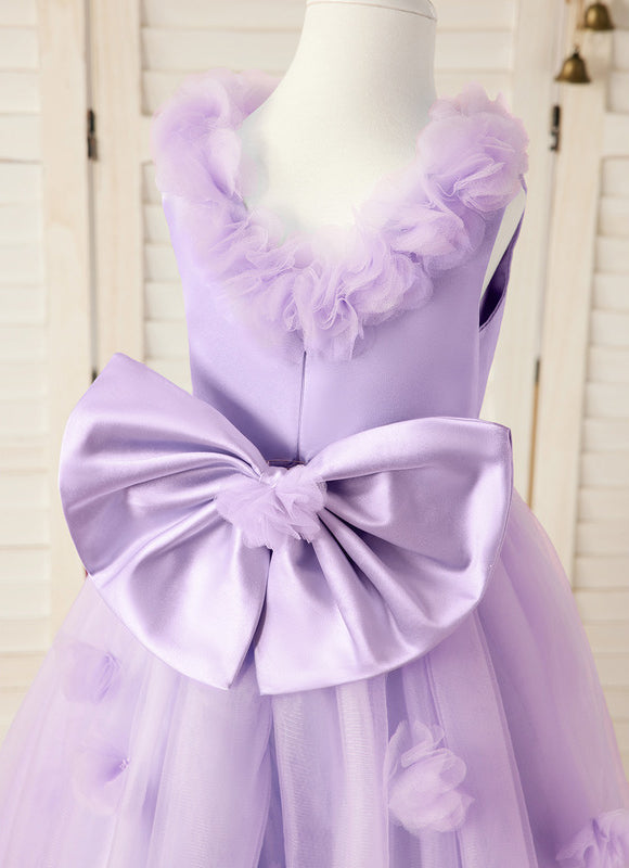 Robe Cérémonie Lavande Éclatante - gallery 1