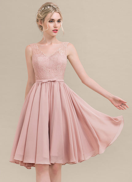 Robe Cérémonie Rose Évanescente