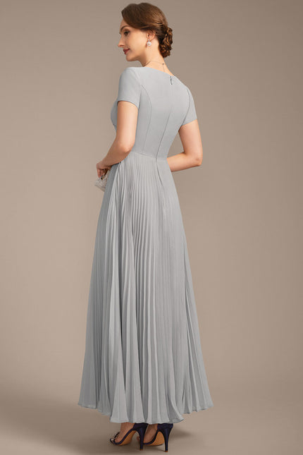 Robe Cérémonie Plissée Élégante - gallery 6