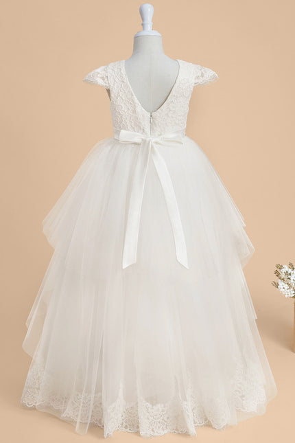 Robe Cérémonie Tulle Ivoire
