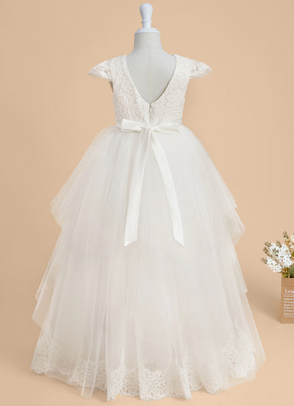 Robe Cérémonie Tulle Ivoire