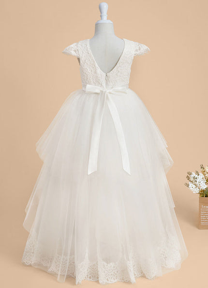 Robe Cérémonie Tulle Ivoire