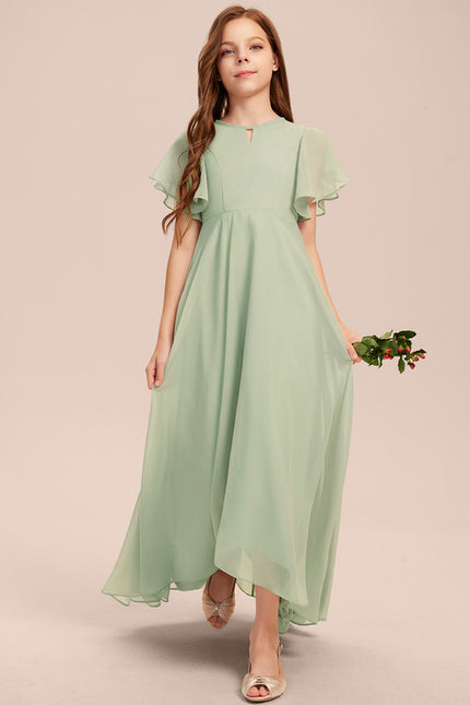 Robe Cérémonie Mousseline Marine - gallery 7