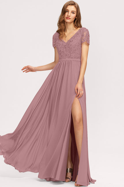 Robe Cérémonie Vaporeuse Lilas - gallery 2