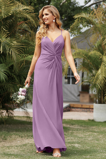 Robe Cérémonie Longue Volants Rose - gallery 2