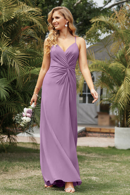 Robe Cérémonie Longue Volants Rose - gallery 2