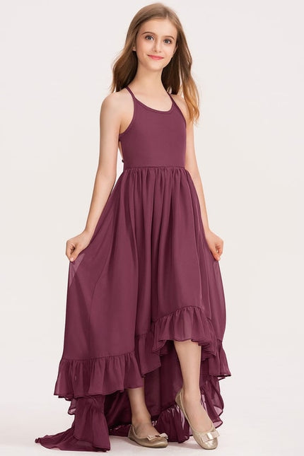 Robe Cérémonie Asymétrique Enfant - gallery 4
