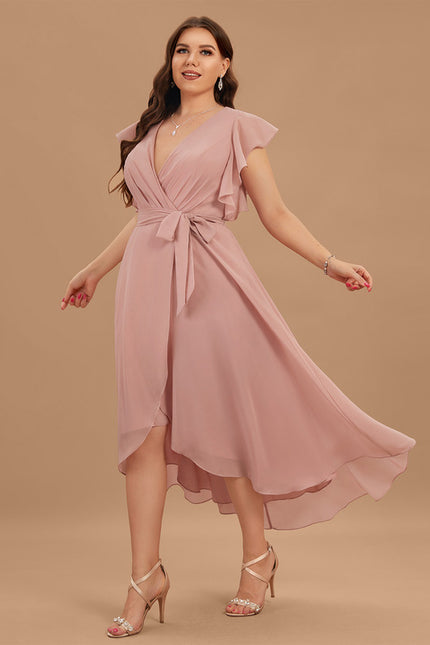 Robe Cérémonie Fluide Marine Élégante - gallery 5
