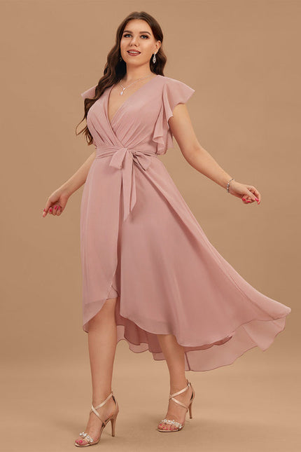 Robe Cérémonie Fluide Marine Élégante - gallery 5