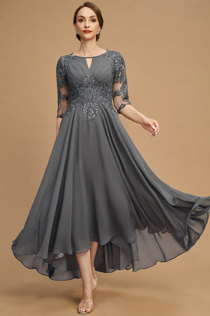 Robe Cérémonie Éclat Argenté