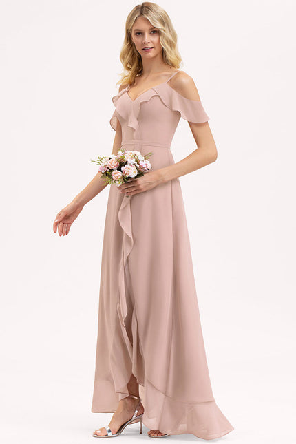 Robe Cérémonie Fluide Marine Élégante