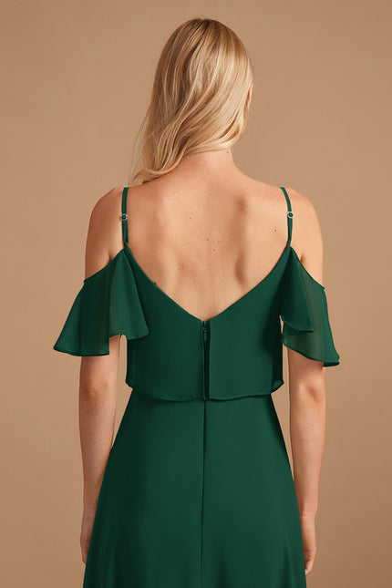 Robe Cérémonie Longue Volants Rose - gallery 5