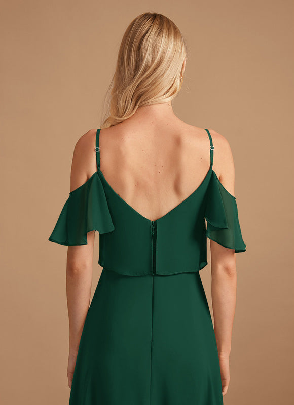 Robe Cérémonie Longue Volants Rose - gallery 5