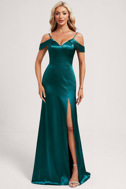 Robe Ceremonie Vert Eucalyptus