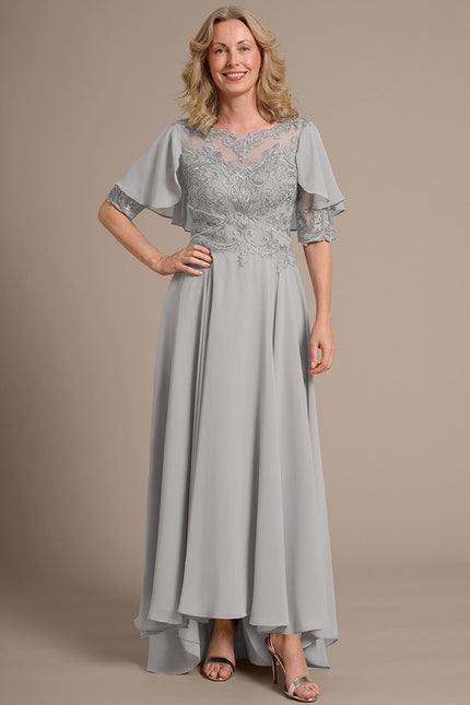 Robe Cérémonie Grise Délicate - gallery 5