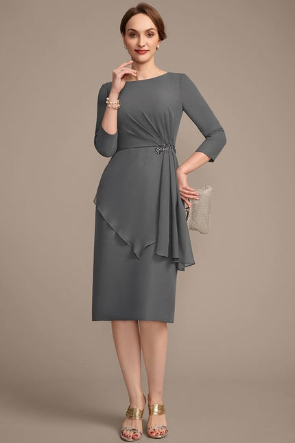 Robe Cérémonie Satinée Élégante - gallery 2