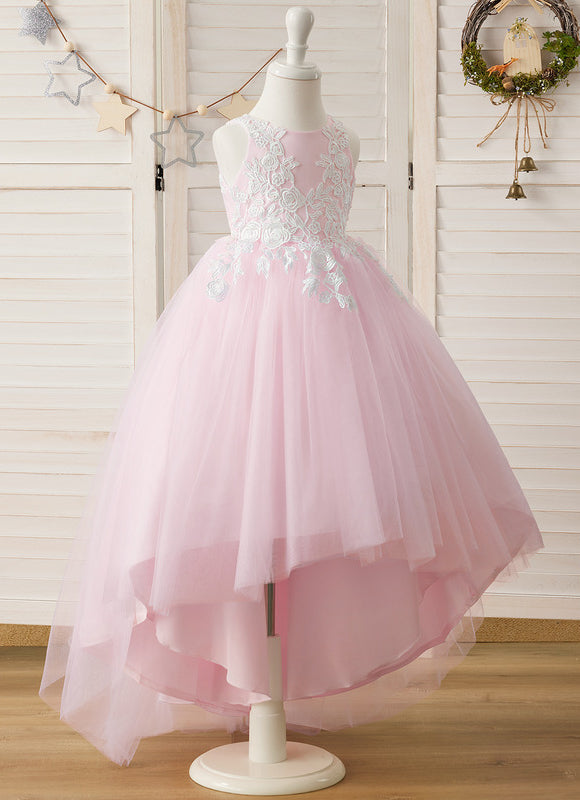 Robe Longue Ceremonie Rose Pale - gallery 1