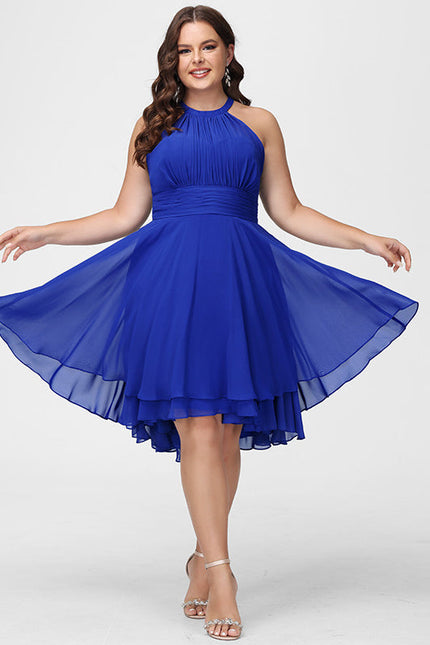 Robe Cérémonie Col Rond Volantée - gallery 5