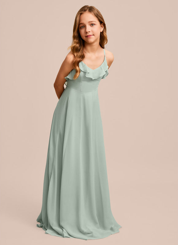 Robe Cérémonie Longue Vert Deau - gallery 5