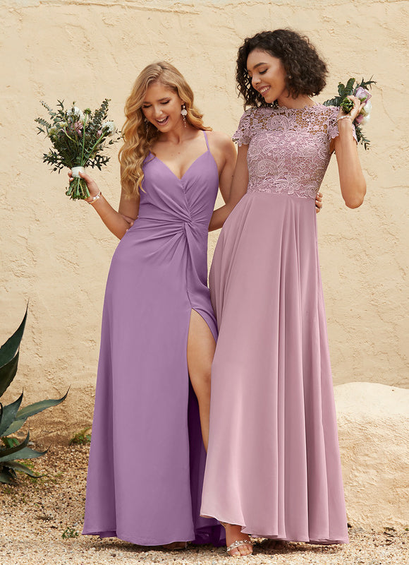 Robe Cérémonie Longue Volants Rose - gallery 3