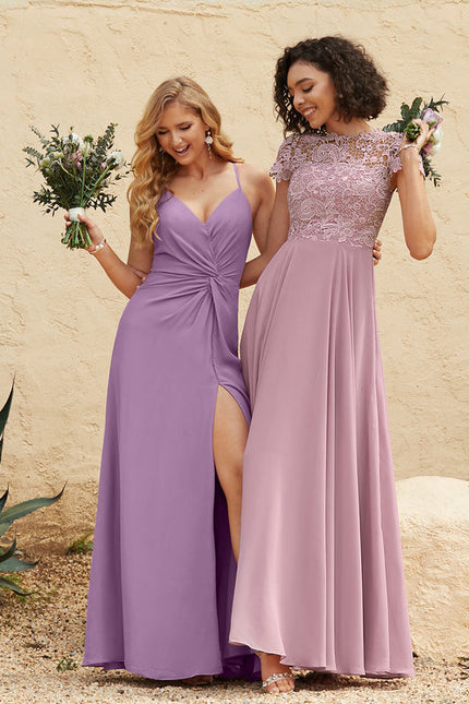 Robe Cérémonie Longue Volants Rose - gallery 3